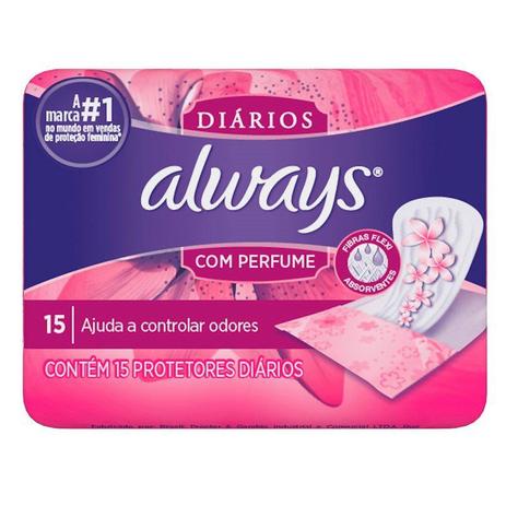 Protetor Diário Always Liners Regular Com 15 Unidades Menor preço em Protetor Diário Always Liners Regular Com 15 Unidades