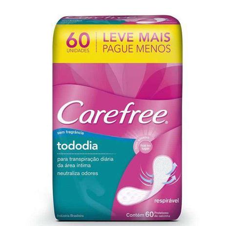 Protetor Diário Carefree Brisa sem Perfume com 60 Unidades - Johnson e johnson brasil Menor preço em Protetor Diário Carefree Brisa sem Perfume com 60 Unidades - Johnson e johnson brasil