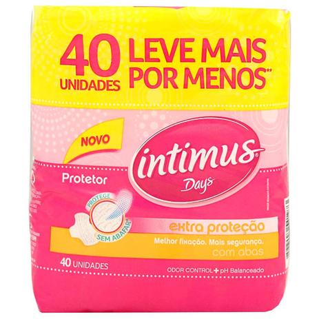 Protetor Diário  Intimus Days com Abas 40 Unidades é boa?