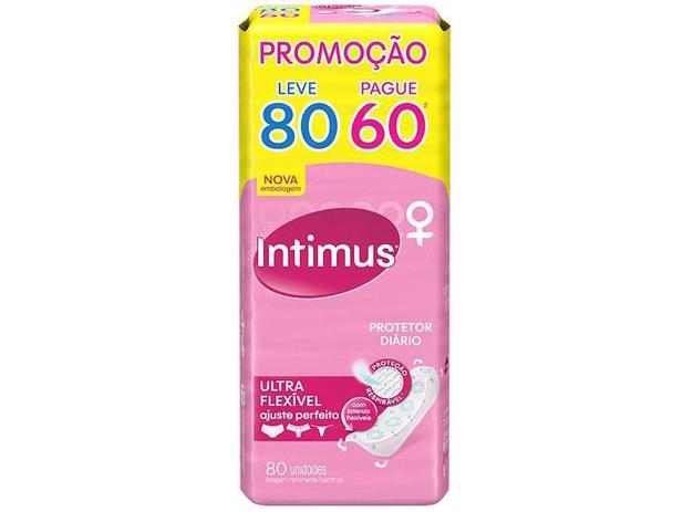 Protetor Diário Intimus Days Ultra Flexível - 80 Unidades