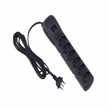 Protetor elétrico 6 tomadas preto 3 metros force line - Forceline é boa?