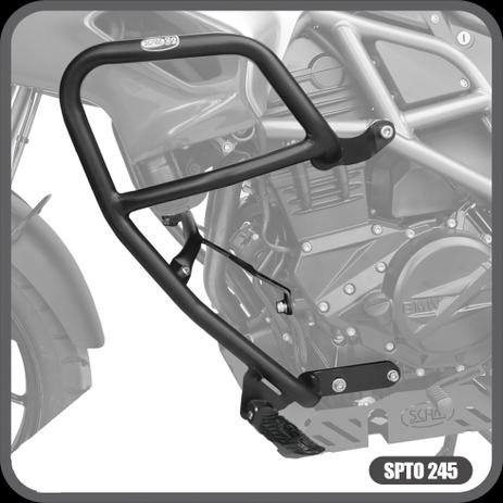 Protetor Motor Carenagem Com Pedaleira F700 Gs SPTOP 245 Alta Resistencia Excelente Acabamento - Scam moto parts é boa?