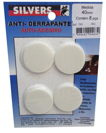 Protetor para Redondo Piso Auto-adesivo Silvers - Branco Menor preço em Protetor para Redondo Piso Auto-adesivo Silvers - Branco