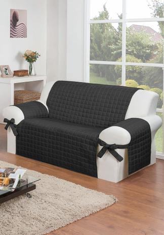 Protetor Para Sofá De 02 Lugares Com Assento De 1,40m Com Laços No Braço E Fitas No Encosto Preto - Enxovais ibitinga é ruim? Protetor Para Sofá De 02 Lugares Com Assento De 1,40m Com Laços No Braço E Fitas No Encosto Preto - Enxovais ibitinga é boa?