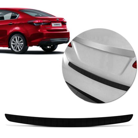 Protetor Porta Malas Soleira Porta Traseira Cerato 2013 a 2016 Preto Encaixe Perfeito - Orso parts Menor preço em Protetor Porta Malas Soleira Porta Traseira Cerato 2013 a 2016 Preto Encaixe Perfeito - Orso parts