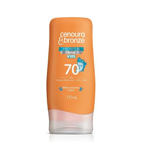 Protetor Solar Cenoura & Bronze FPS70 Kids 110ml - Cenoura e Bronze