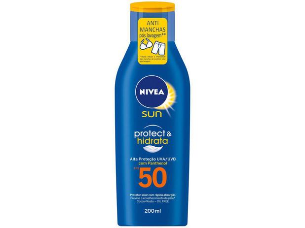Protetor Solar Corporal Nivea FPS 50 Sun - Protect & Hidrata 200ml é boa?