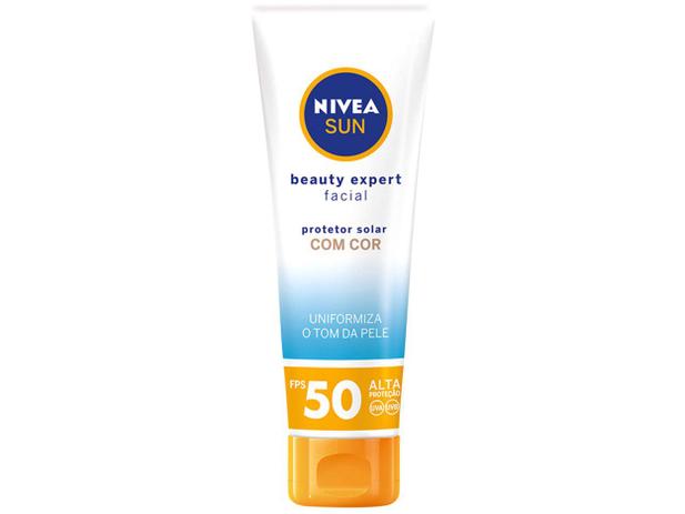 Protetor Solar Facial Nivea Sun FPS 50 Beauty Expert Pele Normal a Seca 50g