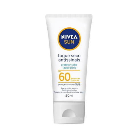 Protetor Solar Facial Nivea Sun Toque Seco Antissinais Fps60 é ruim? Protetor Solar Facial Nivea Sun Toque Seco Antissinais Fps60 é boa?