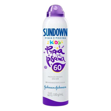 Protetor Solar Sundown Kids Praia e Piscina FPS 60 Spray 150g Menor preço em Protetor Solar Sundown Kids Praia e Piscina FPS 60 Spray 150g