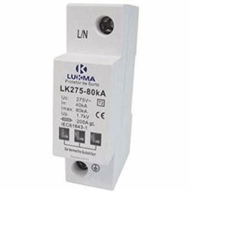 Protetor Surto Dps 80kA 275V - Lukma Menor preço em Protetor Surto Dps 80kA 275V - Lukma