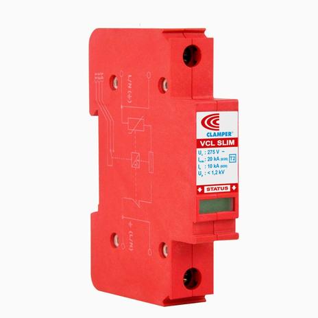 Protetor surto dps clamper anti raio dps vcl 275v 20ka Menor preço em Protetor surto dps clamper anti raio dps vcl 275v 20ka