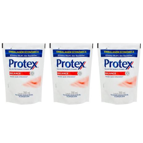 Protex Balance Sabonete Íntimo Refil 200ml (Kit C/03) Menor preço em Protex Balance Sabonete Íntimo Refil 200ml (Kit C/03)