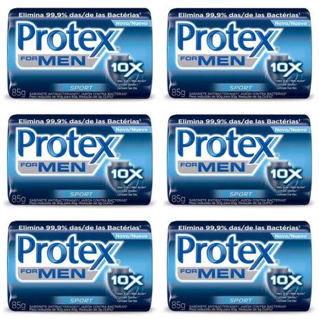 Protex Men Sport Sabonete 85g (Kit C/06) Menor preço em Protex Men Sport Sabonete 85g (Kit C/06)