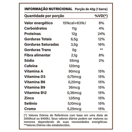 Imagem de Proto Bar R10 - 10 Unidades 40g Coffee Chocolate - Nutrata