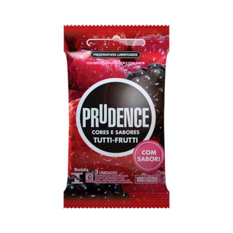 Prudence Preservativo Cores/Sabores Tutti Frutti C/3 Menor preço em Prudence Preservativo Cores/Sabores Tutti Frutti C/3