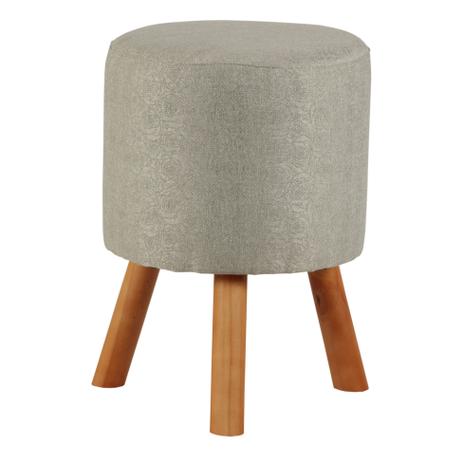 Puff Banqueta Bill Jacguard Cinza II - Stay puff Menor preço em Puff Banqueta Bill Jacguard Cinza II - Stay puff