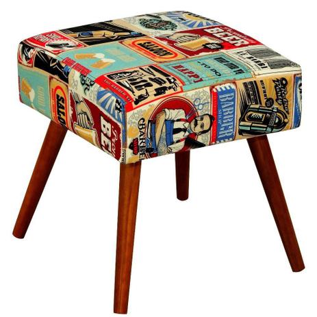 Puff Banqueta Decorativa com Pés Palito Lívia Vintage - LymDecor é boa?
