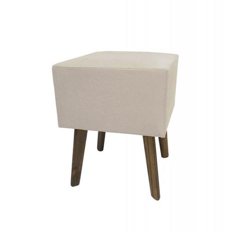 Puff Banqueta Quadrado Pés Palito Suede Bege - Flex mesas e cadeiras Menor preço em Puff Banqueta Quadrado Pés Palito Suede Bege - Flex mesas e cadeiras