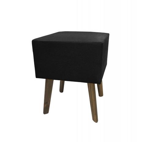 Puff Banqueta Quadrado Pés Palito Suede Preto - Flex mesas e cadeiras Menor preço em Puff Banqueta Quadrado Pés Palito Suede Preto - Flex mesas e cadeiras