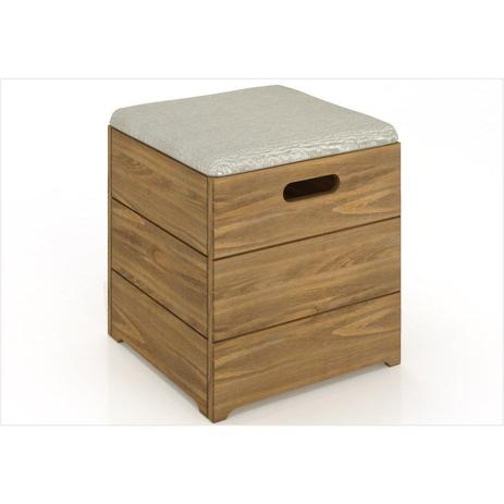 Puff Baú Decorativo Imperial 80701 Afrodite Gelo - MPO Menor preço em Puff Baú Decorativo Imperial 80701 Afrodite Gelo - MPO