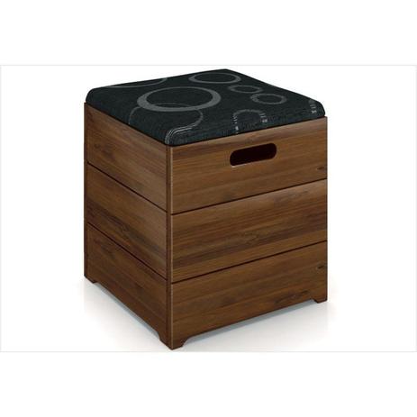 Puff Baú Decorativo Imperial 9070 Bola Cinza com Preto - MPO Menor preço em Puff Baú Decorativo Imperial 9070 Bola Cinza com Preto - MPO