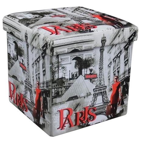 Puff Baú Paris Quadrado 38x38 Desmontável - Inovakasa é boa?