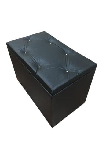 Puff baú retangular organizador porta objetos - Melhor opção Menor preço em Puff baú retangular organizador porta objetos - Melhor opção