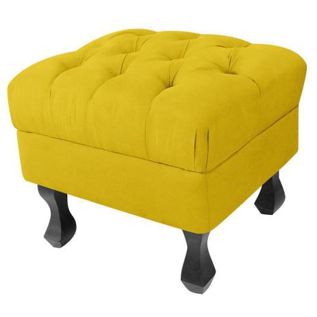 Puff Baú Retrô Luis XV Suede Amarelo - DRossi é ruim? Puff Baú Retrô Luis XV Suede Amarelo - DRossi é boa?