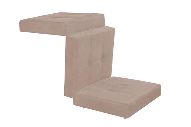 Puff Cama Kalevi Tecido Liso - Bege - Akisalla Móveis Menor preço em Puff Cama Kalevi Tecido Liso - Bege - Akisalla Móveis