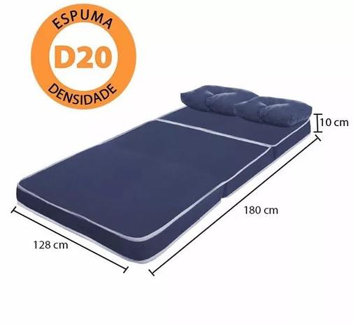 Puff Conforto Multiuso 3 Em 1 Casal Azul - Fa Maringa - F.a maringa é ruim? Puff Conforto Multiuso 3 Em 1 Casal Azul - Fa Maringa - F.a maringa é boa?