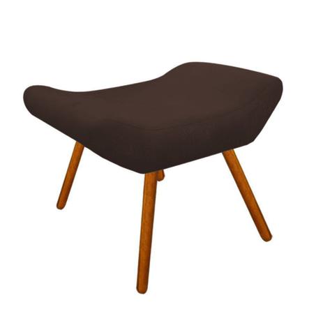 Menor preço em Puff Decorativo Aline Retangular Suede Marrom - DRossi