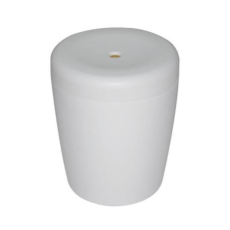 Puff multiuso corpo e tampa em plastico branco - Tramontina Menor preço em Puff multiuso corpo e tampa em plastico branco - Tramontina