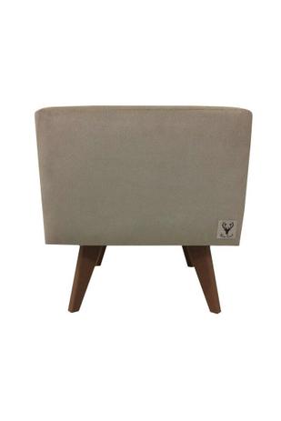 Puff Pé Palito Quadrado Alce Couch Suede Liso Marrom Claro 40cm Menor preço em Puff Pé Palito Quadrado Alce Couch Suede Liso Marrom Claro 40cm