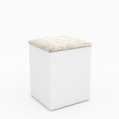 Puff Pu2050 Floral Pérola - Tecno Mobili Menor preço em Puff Pu2050 Floral Pérola - Tecno Mobili