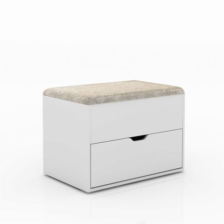 Puff PU2051 Tecno Mobili Tecido 381 Menor preço em Puff PU2051 Tecno Mobili Tecido 381