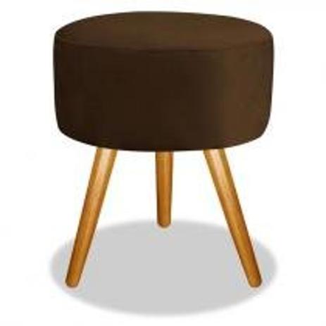 Puff Puf Pufe Banqueta Decorativo Carol Pés Palito para Sala Luxo Suede Marrom - Elegance é ruim? Puff Puf Pufe Banqueta Decorativo Carol Pés Palito para Sala Luxo Suede Marrom - Elegance é boa?