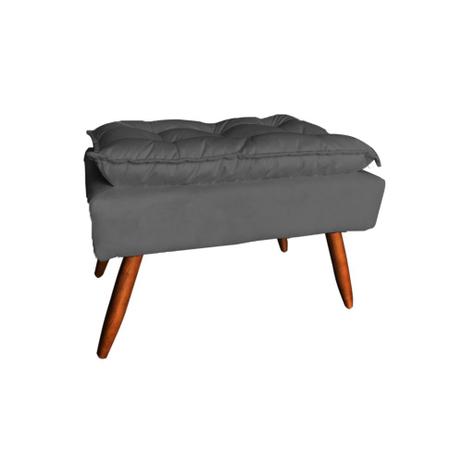 Puff Pufe Banqueta Opala Para Sala Fibra Silicone Apoio Descanso Pés Quarto Recepção Cinza - Ornaghi Estofados Menor preço em Puff Pufe Banqueta Opala Para Sala Fibra Silicone Apoio Descanso Pés Quarto Recepção Cinza - Ornaghi Estofados