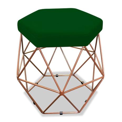 Puff Pufe Puf Redondo Banco Bruna Barril Base de Ferro Bronze Artesanal Suede Verde para Recepção Quarto Sala de Estar Jardim Luxo - AM Decor Menor preço em Puff Pufe Puf Redondo Banco Bruna Barril Base de Ferro Bronze Artesanal Suede Verde para Recepção Quarto Sala de Estar Jardim Luxo - AM Decor