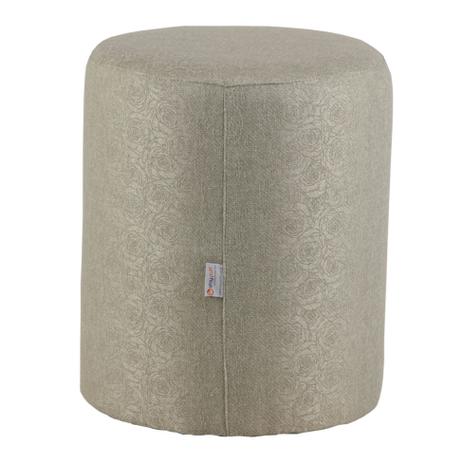 Puff Redondo Round Jacguard Cinza I - Stay Puff Menor preço em Puff Redondo Round Jacguard Cinza I - Stay Puff
