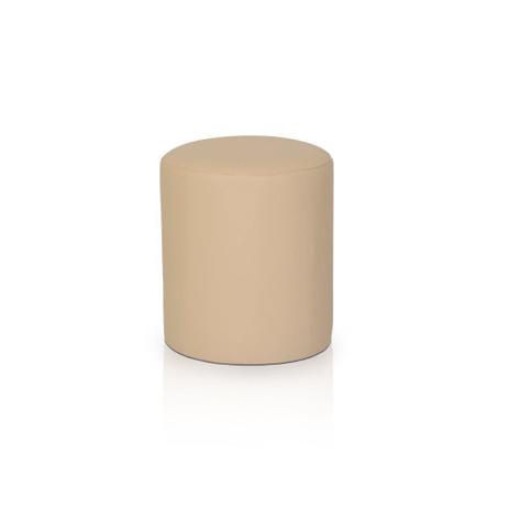 Puff Round Nobre Creme - Stay Puff Menor preço em Puff Round Nobre Creme - Stay Puff