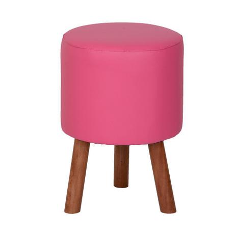 Puff Round Rosa - Mobly Menor preço em Puff Round Rosa - Mobly