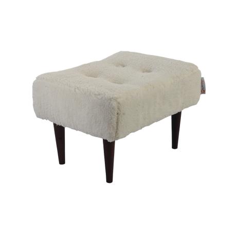 Puff Short Branco e Tabaco - Stay puff Menor preço em Puff Short Branco e Tabaco - Stay puff