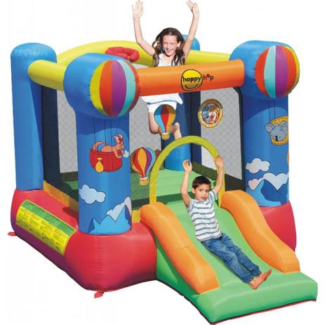 Pula Pula Home Balão Inflável c/ Rampa 220v - Henri Trampolim Menor preço em Pula Pula Home Balão Inflável c/ Rampa 220v - Henri Trampolim