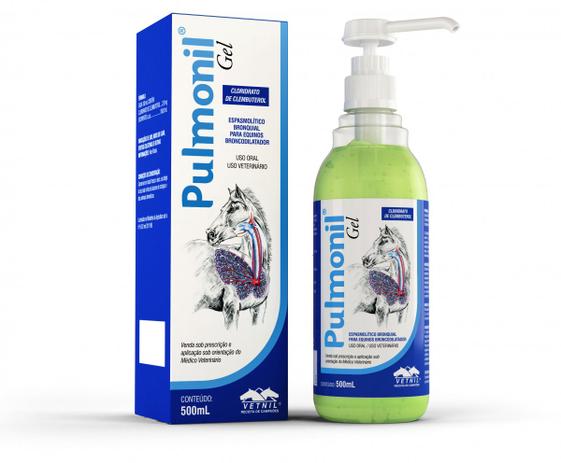 Pulmonil Gel Oral 500ml - Vetnil Menor preço em Pulmonil Gel Oral 500ml - Vetnil