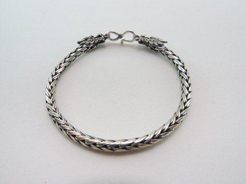 Pulseira Bali 4mm Trançada Em Prata 925 Fecho Dragão - Dr Joias Menor preço em Pulseira Bali 4mm Trançada Em Prata 925 Fecho Dragão - Dr Joias