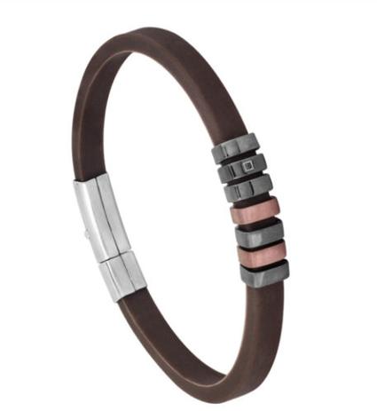 Pulseira Borracha Italiana Cauccio Brow - Convex Menor preço em Pulseira Borracha Italiana Cauccio Brow - Convex