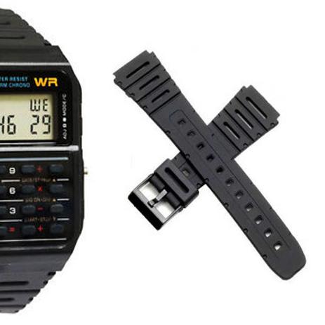 Pulseira Compatível para Relógio Casio CA53 de Silicone Preta - Oficina dos relógios é ruim? Pulseira Compatível para Relógio Casio CA53 de Silicone Preta - Oficina dos relógios é boa?