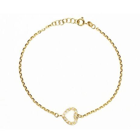 Pulseira Coração Ouro 18k Com Zircônias - Retran joias é boa?