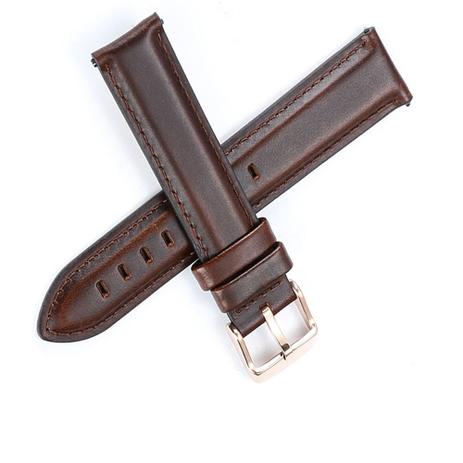 Pulseira de Couro Mc Liso Marrom para Relógio Mondaine Com encaixe de 22mm  - Oficina Dos Relogios - Pulseira de Relógio - Magazine Luiza